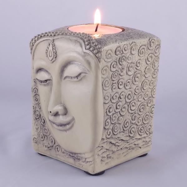 Buddha Face Tea Light Holder