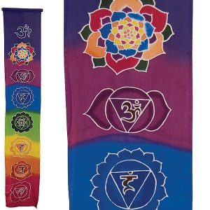 Silky 7 Chakra colorful Banner