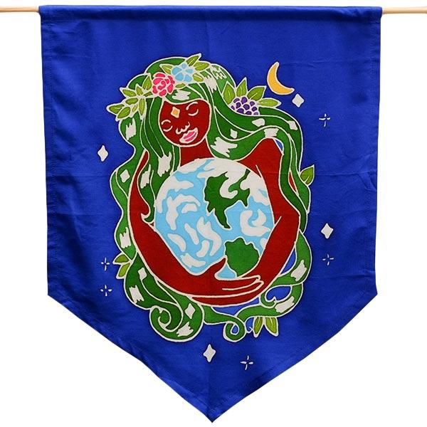 Earth mother Gaia Flag