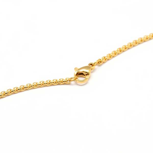Golden Stainless Steel Venetian Chain with Lobster Clasp