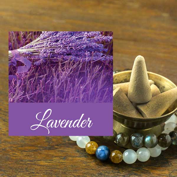 Lavender cone incense