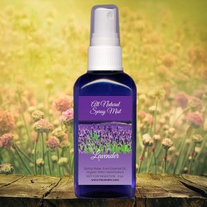 Lavender essential oil spray mist