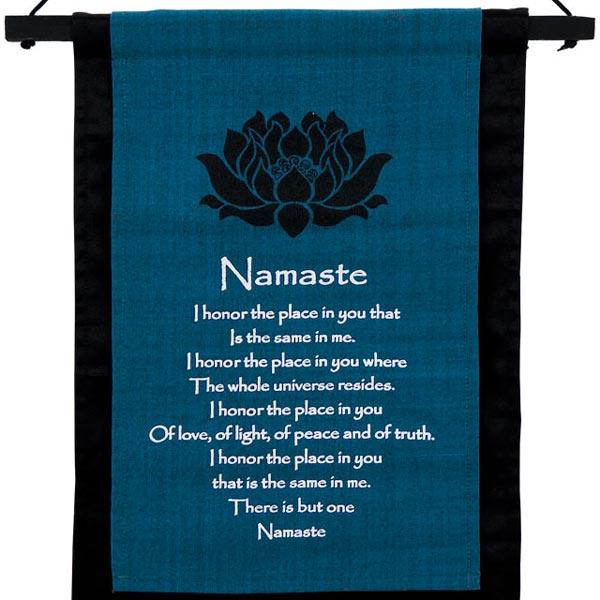 Namaste Banner closeup