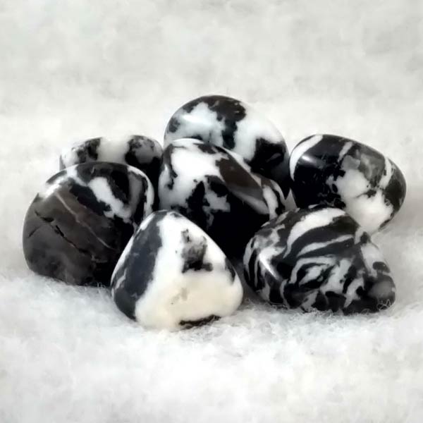 Zebra Agate Tumbled Stones