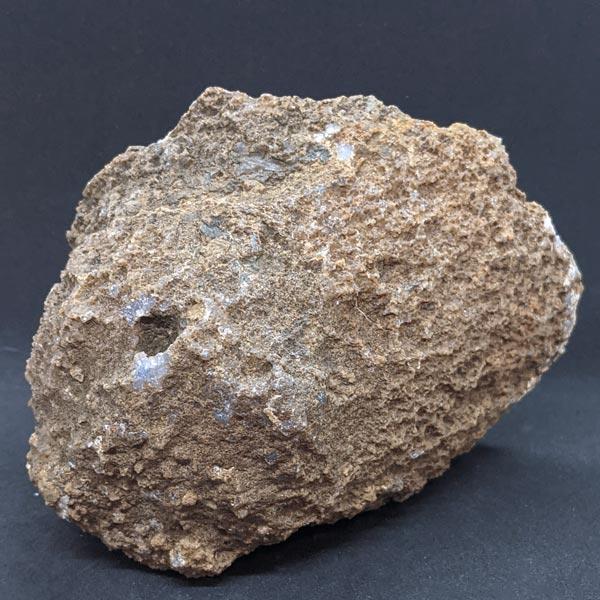 Amethyst on Quartz Geode