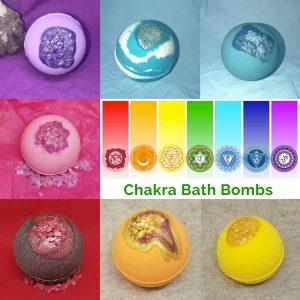 Chakra Gemstone Bath Bombs