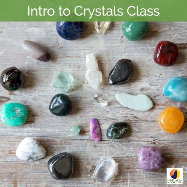 Intro to Crystals class with Sue Sullivan