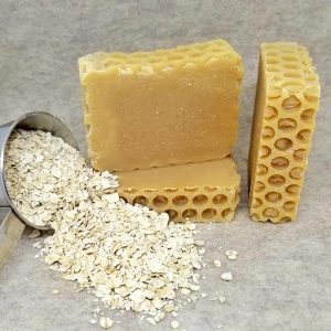 Oatmeal Milk and Honey all natural soap bar