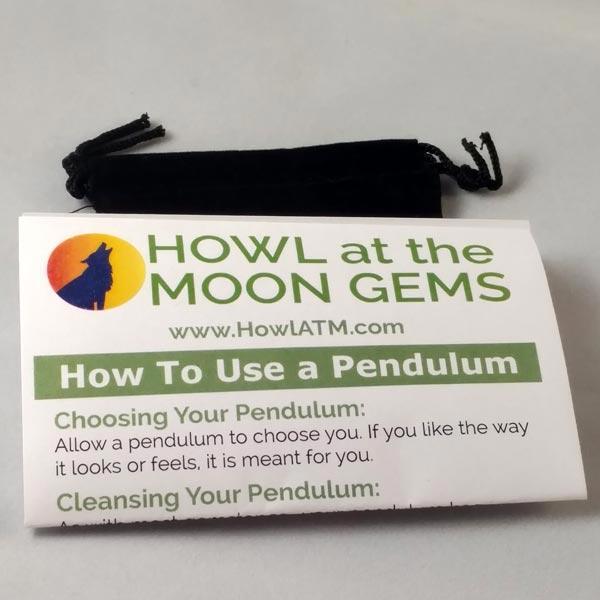 Pendulum pouch and how to instructions