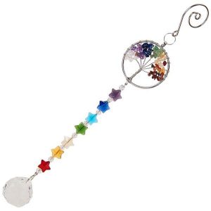 Tree of Life with Stars and Sphere Suncatcher