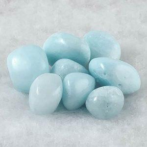Blue Aragonite Tumbled and polished stones