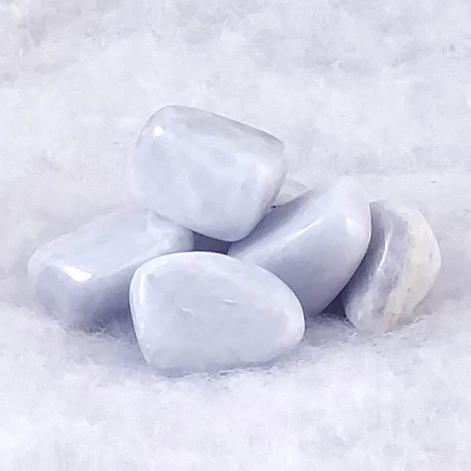 Blue Calcite Tumbled Gemstones
