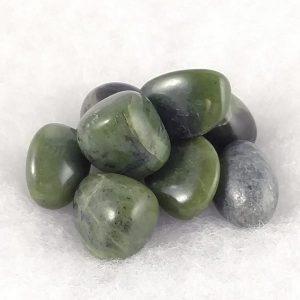 Green Canadian Jade Tumbled Stones