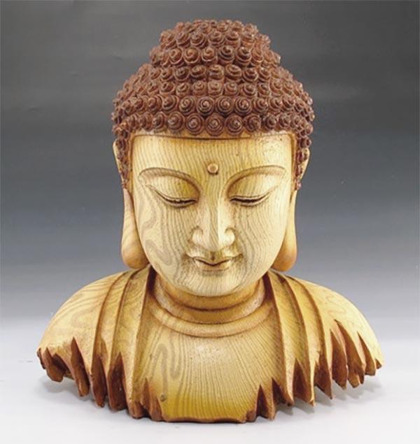 ShiGa Buddha Head Statue