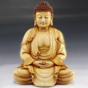 ShiGa Buddha seated, meditating statue