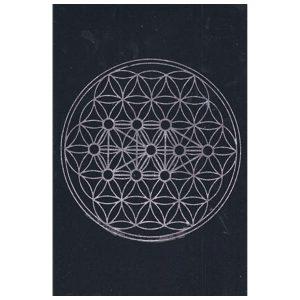 Flower of Life with Tree of Life Crystal Grid 8 x 12 Mat