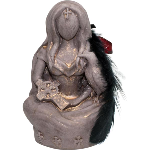 Morrigan Raven Goddess Statue