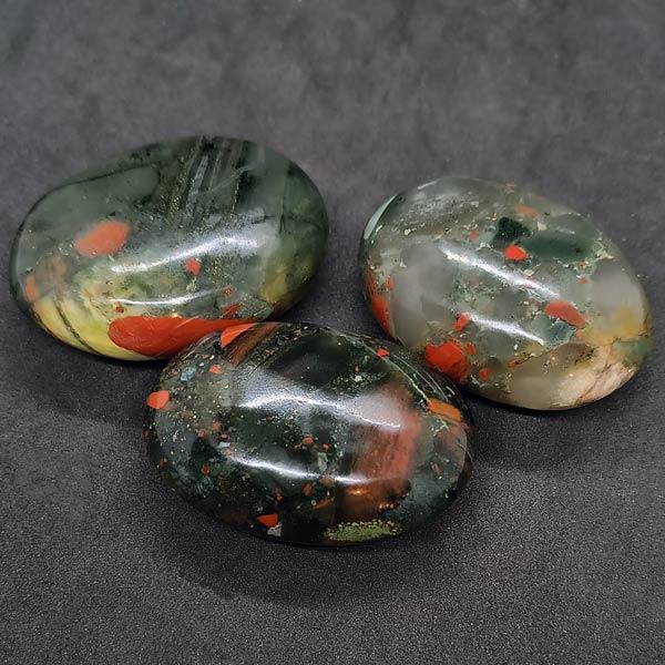 Bloodstone Palm Stones from Africa