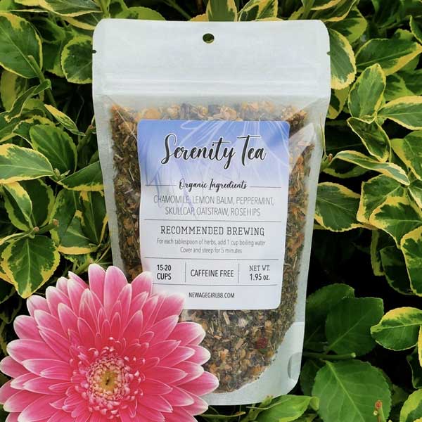 Serenity organic loose leaf tea